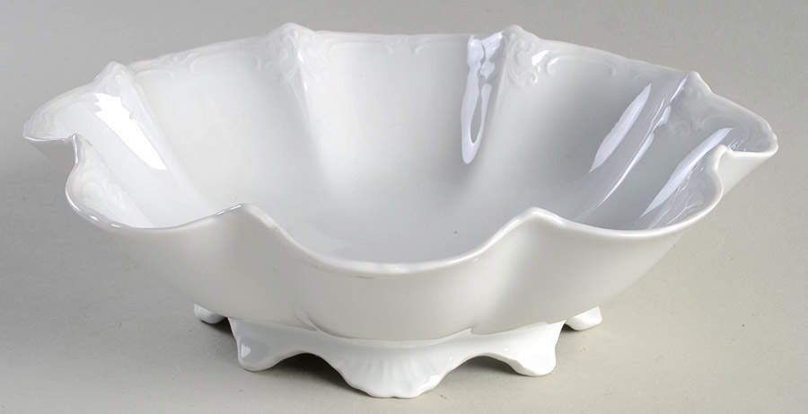 Baronesse White 8" Round Serving Bowl by Tirschenreuth-1