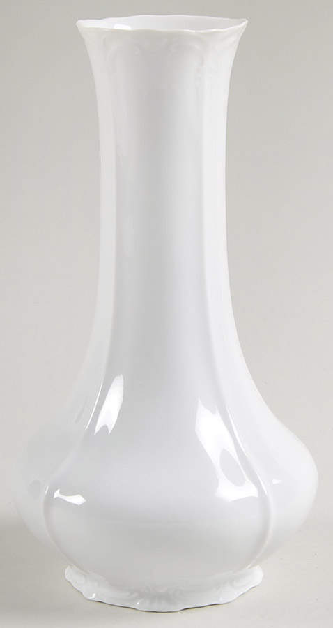 Baronesse White 7" Vase by Tirschenreuth-1