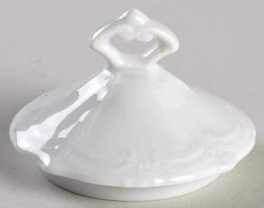 Baronesse White Lid for Mini Sugar Bowl by Tirschenreuth-1