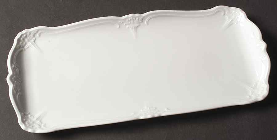 Baronesse White Large Sandwich Tray by Tirschenreuth-1