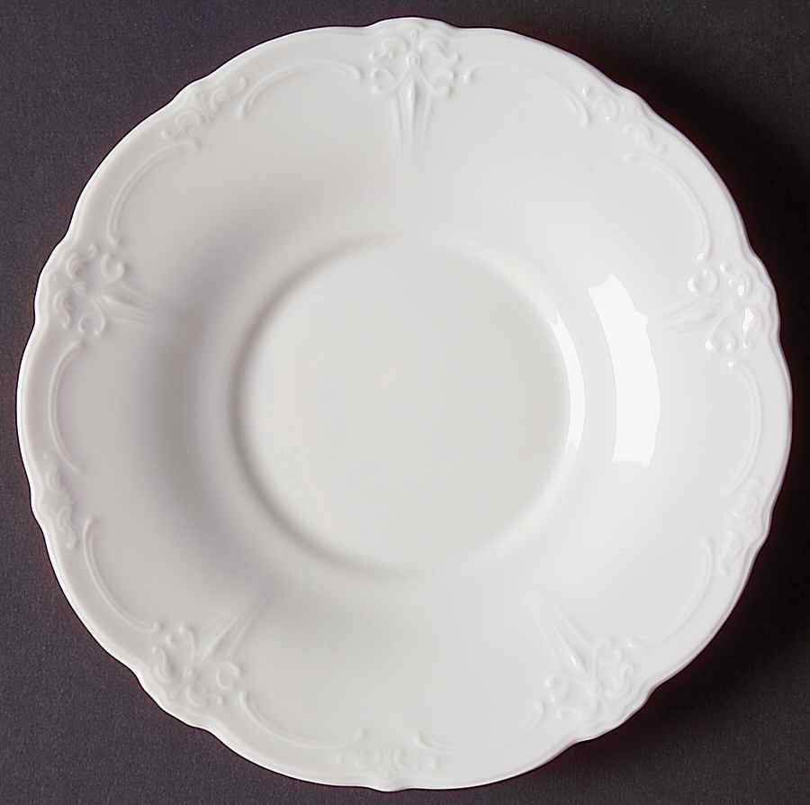 Baronesse White Saucer for Flat Cup by Tirschenreuth-1