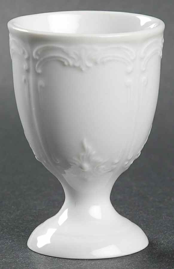 Baronesse White Single Egg Cup by Tirschenreuth-1
