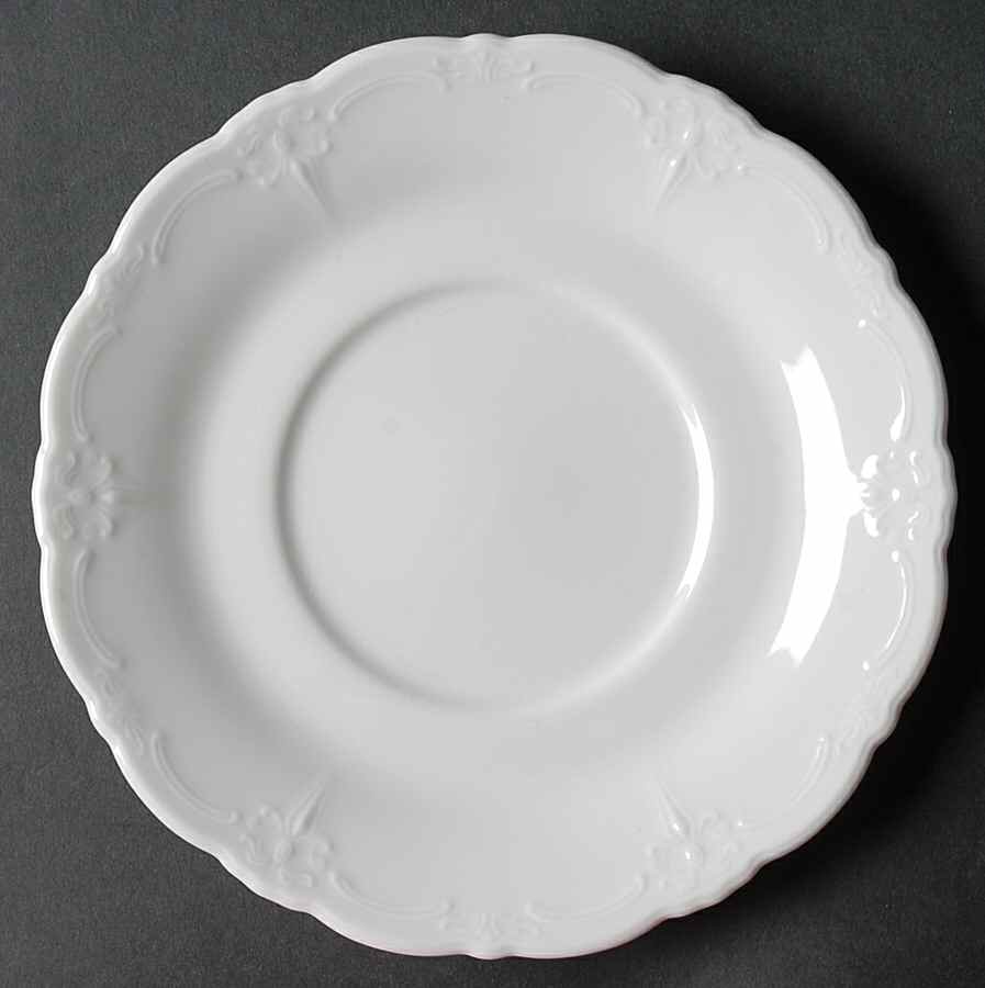 Baronesse White Saucer for Cream Soup Bowl by Tirschenreuth-1