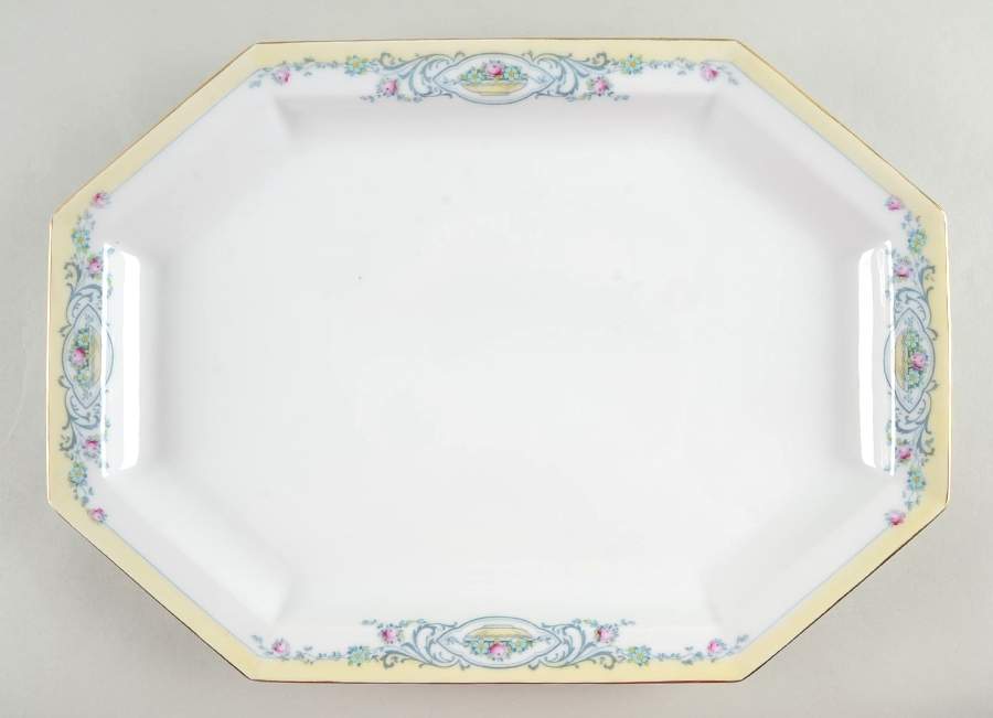 Beaumont 14" Oval Serving Platter by Tirschenreuth-1