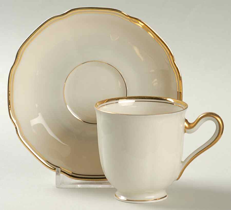Belmont Footed Demitasse Cup & Saucer Set by Tirschenreuth-1