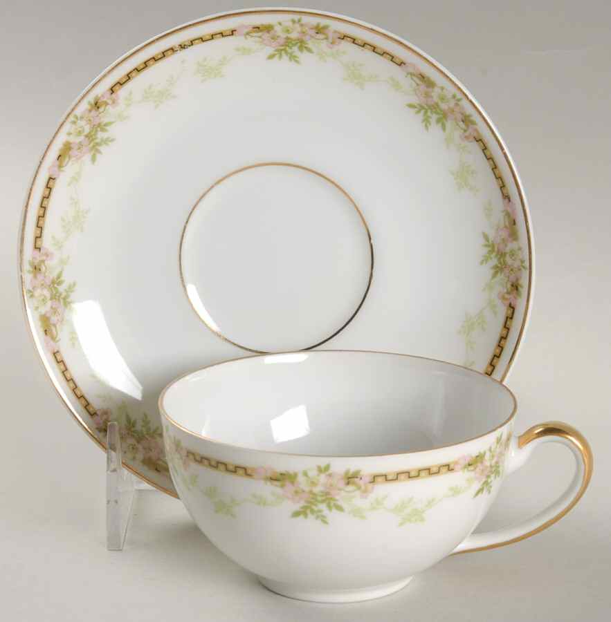 Biltmore Flat Cup & Saucer Set by Tirschenreuth-1