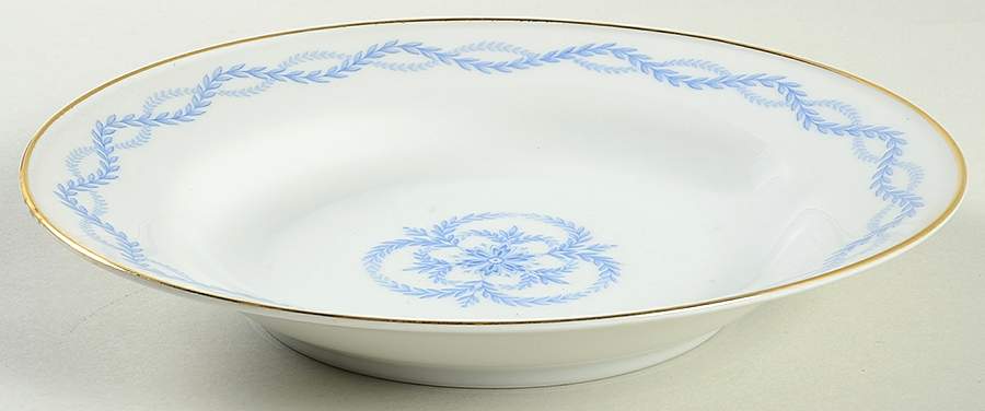 Bluefield Rim Soup Bowl by Tirschenreuth-1