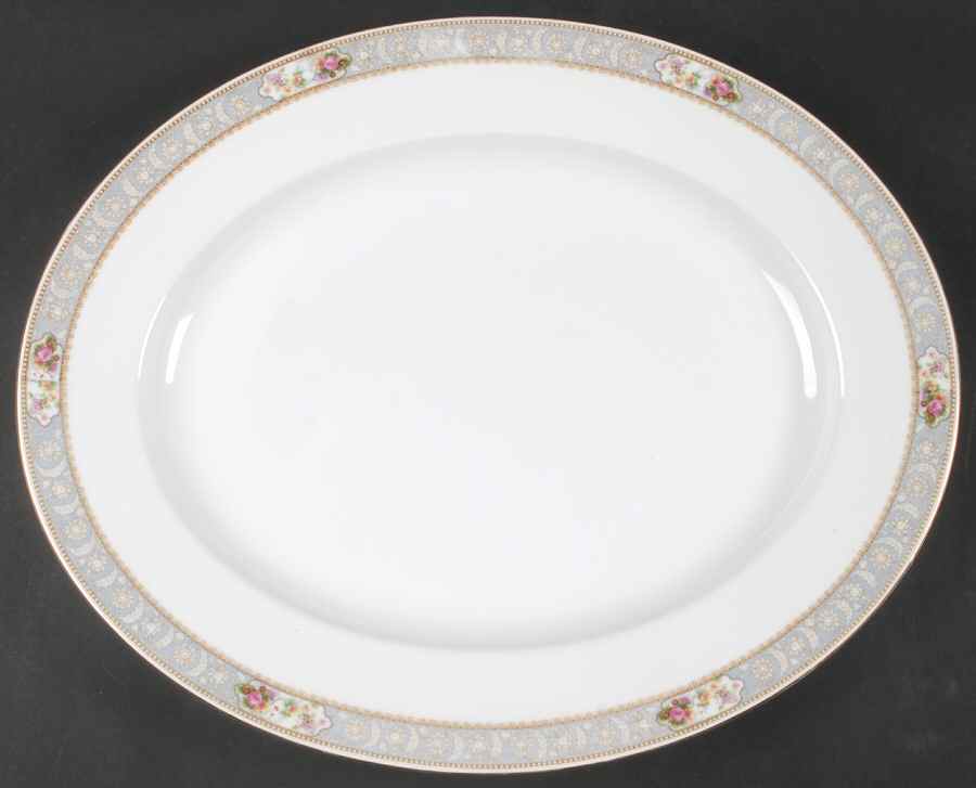 Cambridge 16" Oval Serving Platter by Tirschenreuth-1