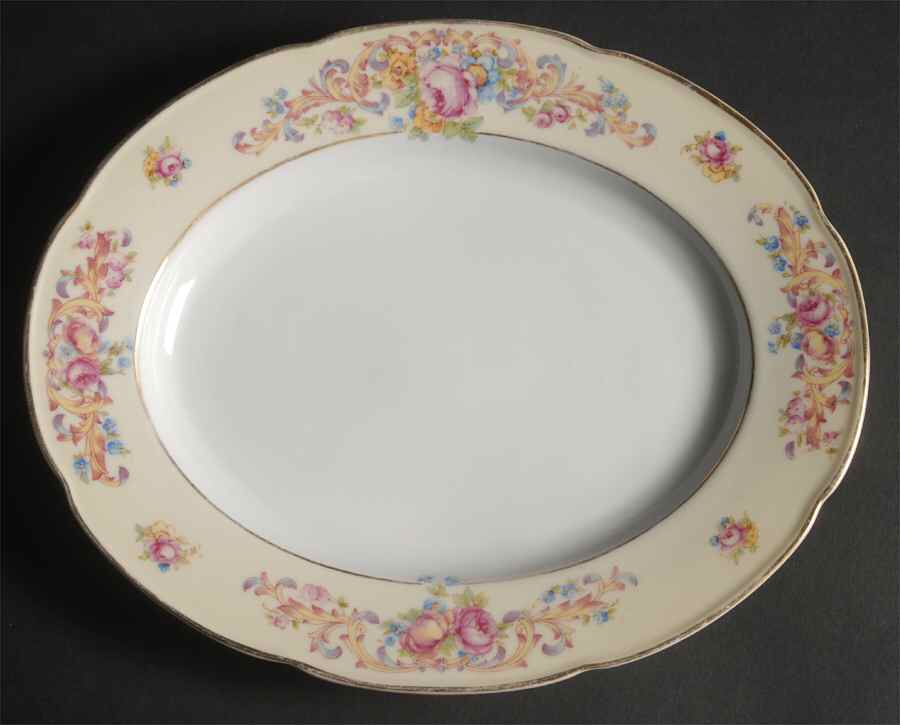 Cambria 10" Oval Serving Platter by Tirschenreuth-1