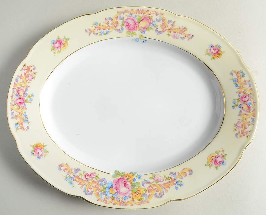 Cambria 11" Oval Serving Platter by Tirschenreuth-1