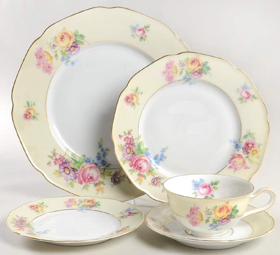 Carlton 5 Piece Place Setting by Tirschenreuth-1