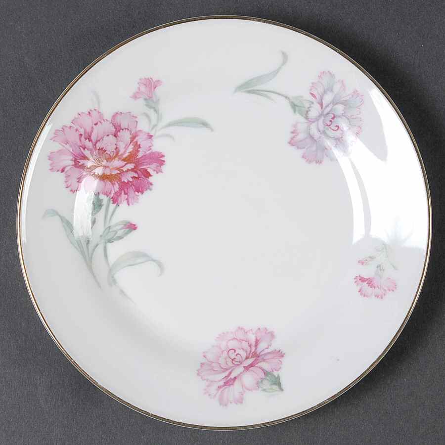 Carnation Bread & Butter Plate by Tirschenreuth-1