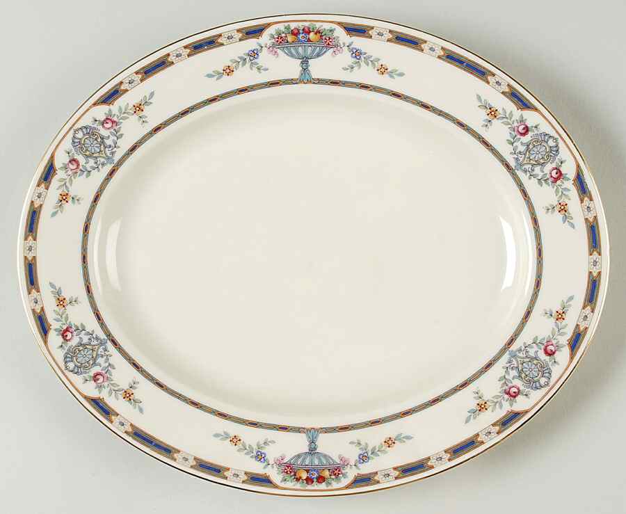 The Chatham 11" Oval Serving Platter by Tirschenreuth-1