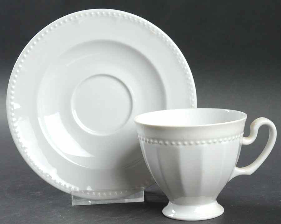 Chevalier Footed Cup & Saucer Set by Tirschenreuth-1