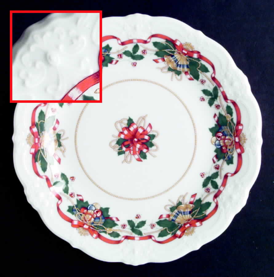 Christmas (Baronesse) Salad Plate by Tirschenreuth-1