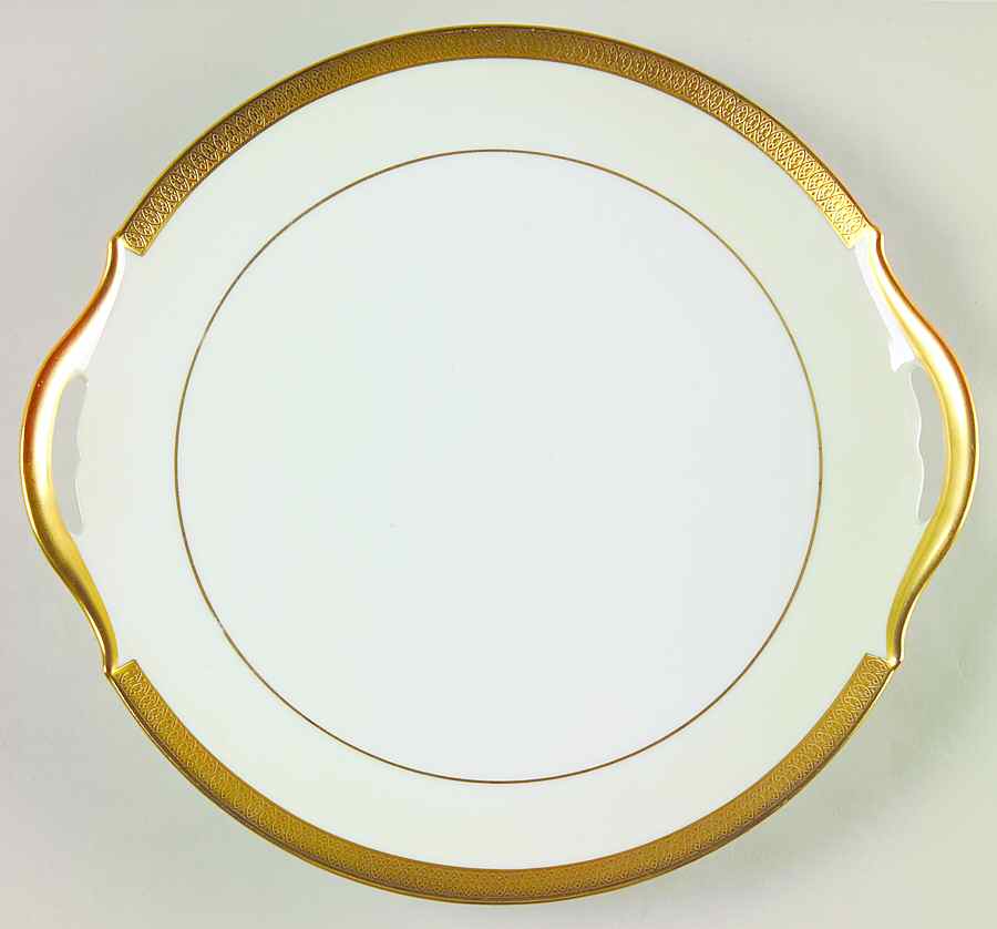 Clifton (Cream Border) Handled Cake Plate by Tirschenreuth-1