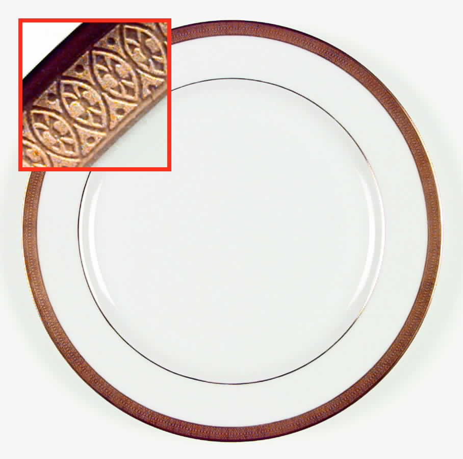 Clifton (White Border) Dinner Plate by Tirschenreuth-1