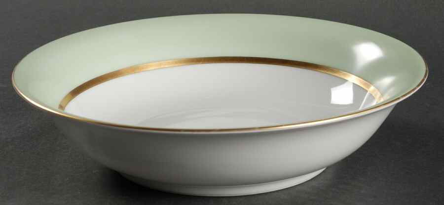 Clyde Green 9" Round Vegetable Bowl by Tirschenreuth-1