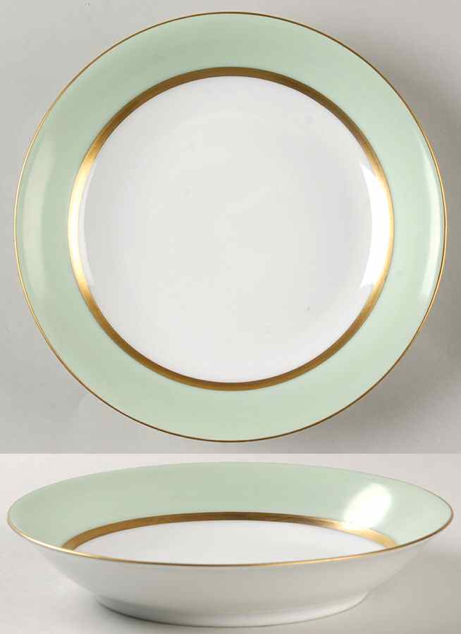 Clyde Green Coupe Soup Bowl by Tirschenreuth-1
