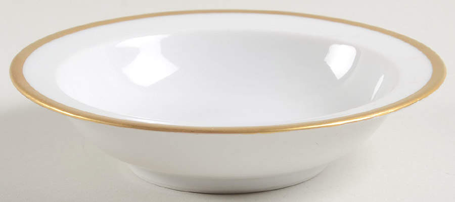Colonial (Smooth Gold Band) Rim Fruit/Dessert (Sauce) Bowl by Tirschenreuth-1
