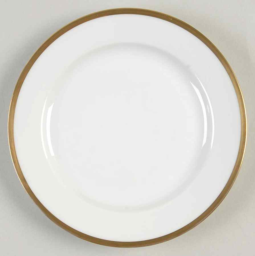 Colonial (Smooth Gold Band) Bread & Butter Plate by Tirschenreuth-1