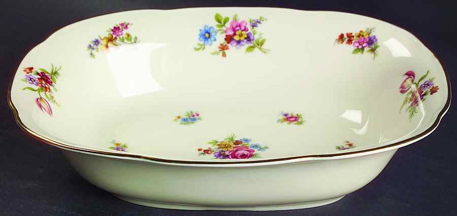 Colwyn 8" Oval Vegetable Bowl by Tirschenreuth-1