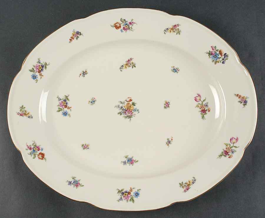 Colwyn 16" Oval Serving Platter by Tirschenreuth-1