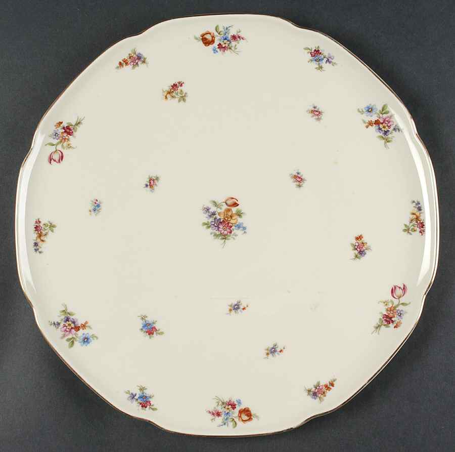 Colwyn Round Torte Plate by Tirschenreuth-1