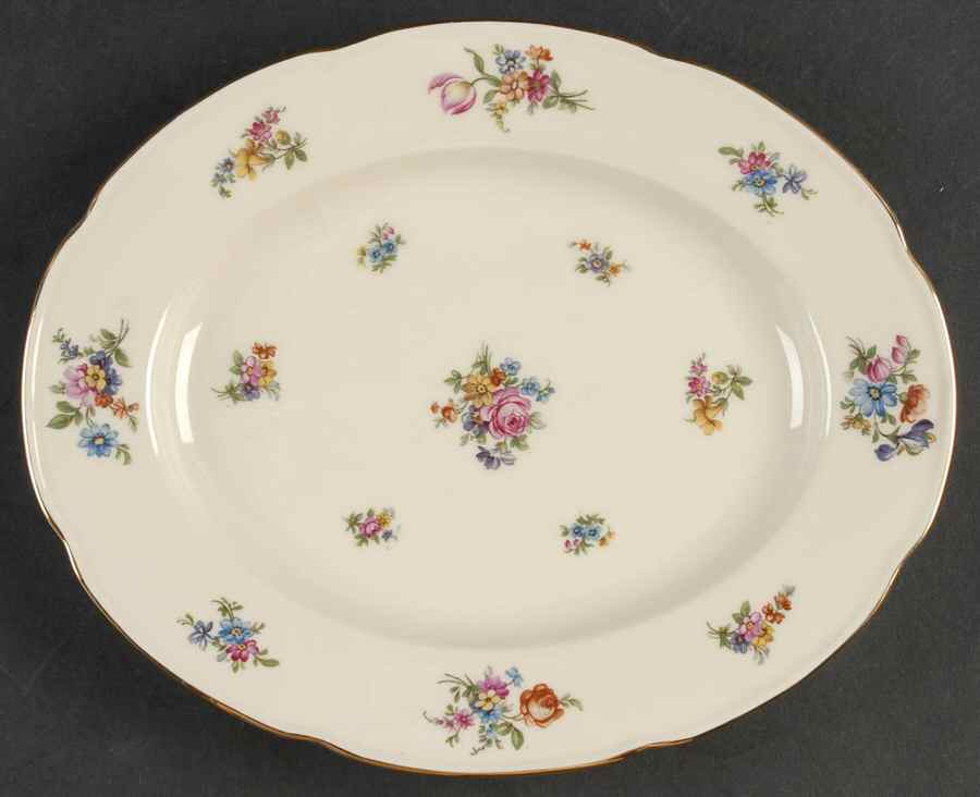 Colwyn 10" Oval Serving Platter by Tirschenreuth-1