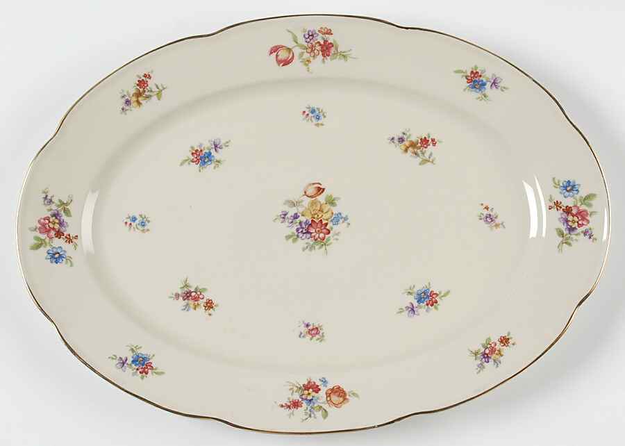 Colwyn 13" Oval Serving Platter by Tirschenreuth-1