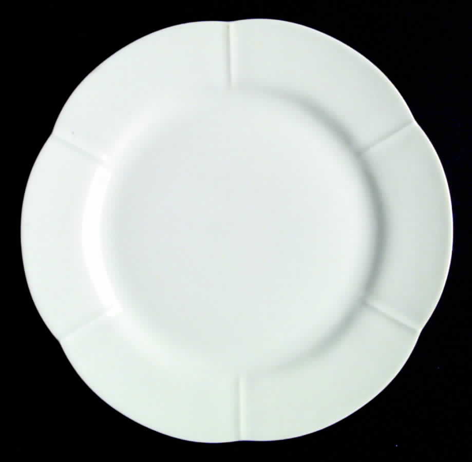 Cortina White Dinner Plate by Tirschenreuth-1