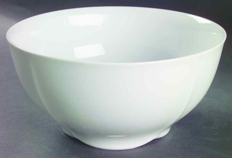 Cortina White 8" Round Vegetable Bowl by Tirschenreuth-1