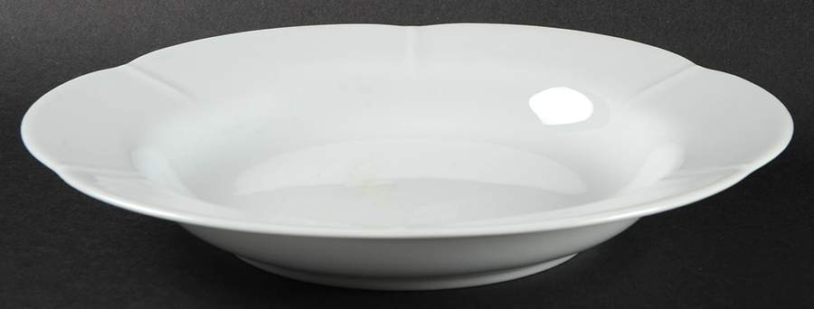 Cortina White Large Rim Soup Bowl by Tirschenreuth-1