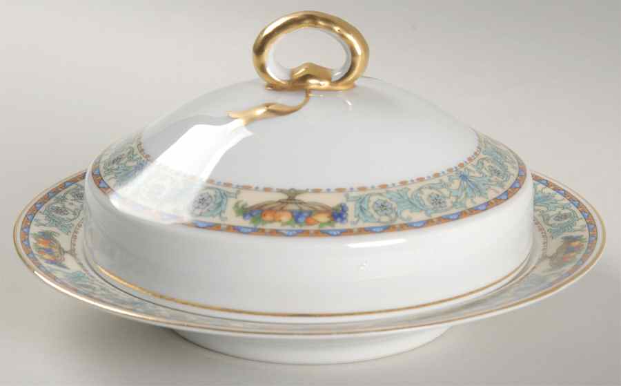 Cromwell Round Covered Butter by Tirschenreuth-1