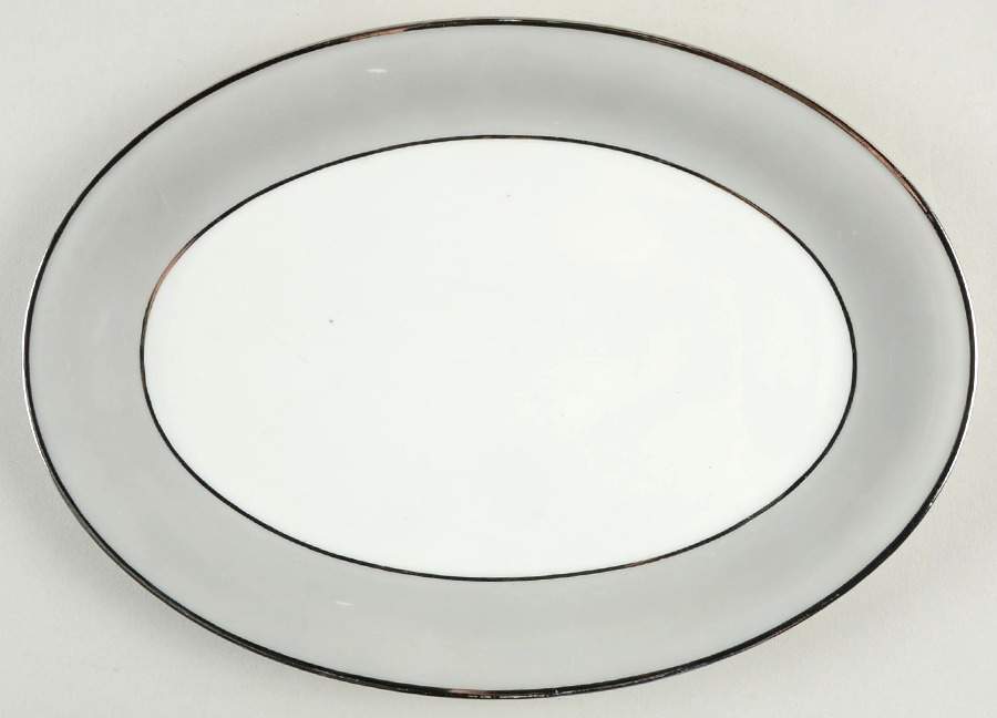 Dawn 12" Oval Serving Platter by Tirschenreuth-1