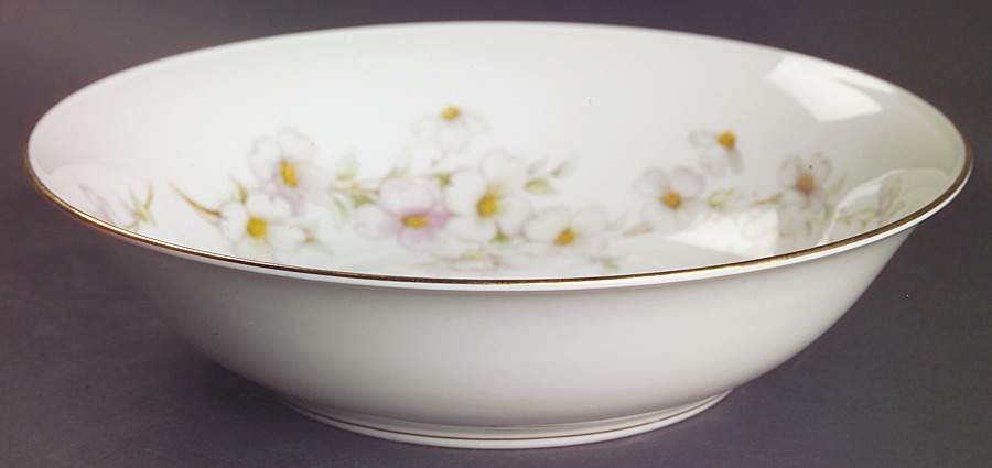 Dogwood 8" Round Vegetable Bowl by Tirschenreuth-1
