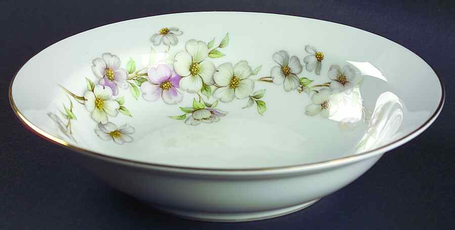 Dogwood 8" Round Vegetable Bowl by Tirschenreuth-1