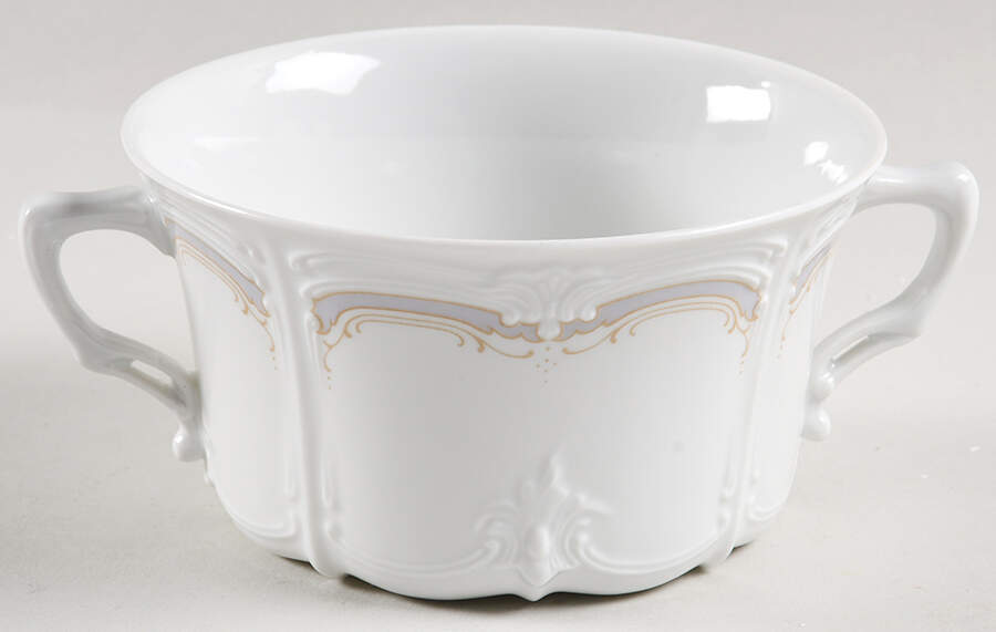 Dominique Flat Cream Soup Bowl by Tirschenreuth-1