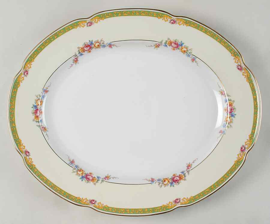 Dorset 16" Oval Serving Platter by Tirschenreuth-1