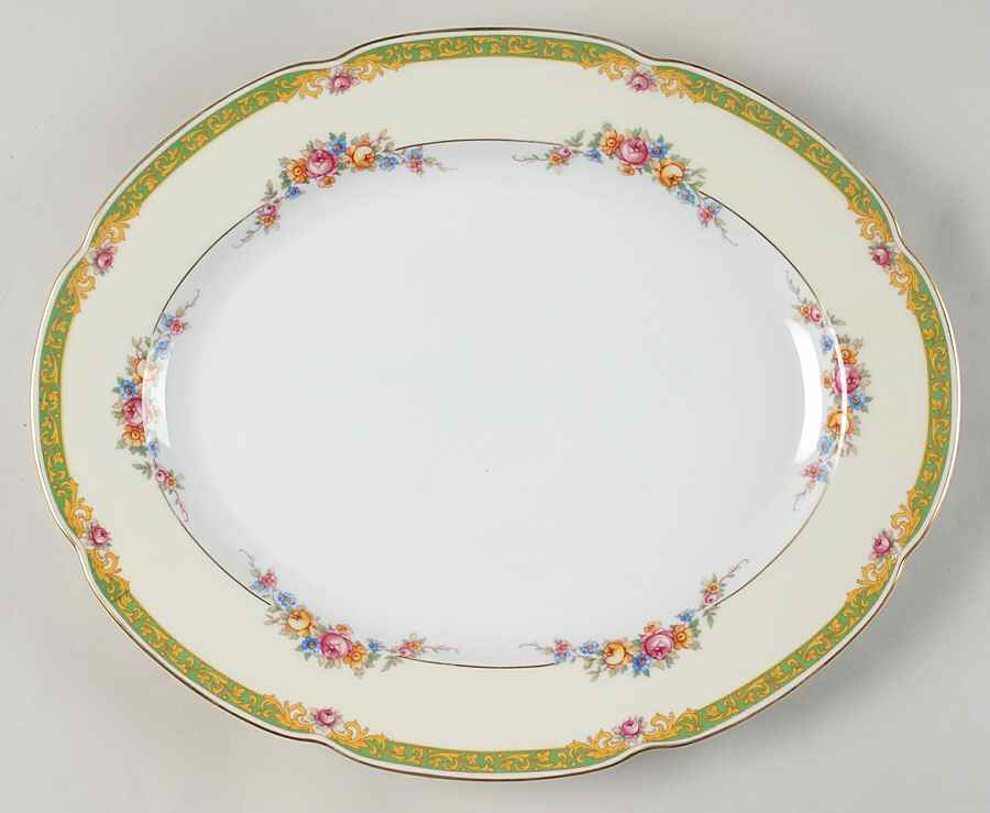 Dorset 14" Oval Serving Platter by Tirschenreuth-1