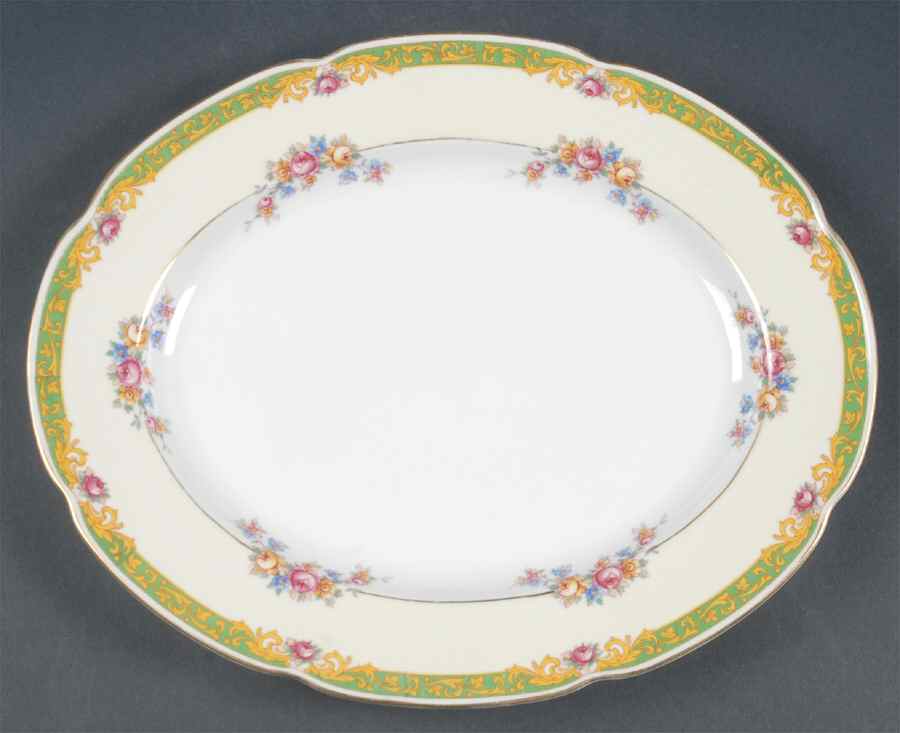 Dorset 12" Oval Serving Platter by Tirschenreuth-1