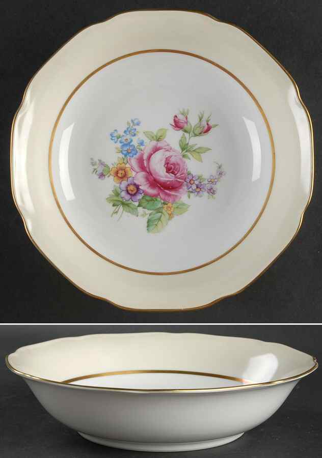 Dover 9" Round Vegetable Bowl by Tirschenreuth-1