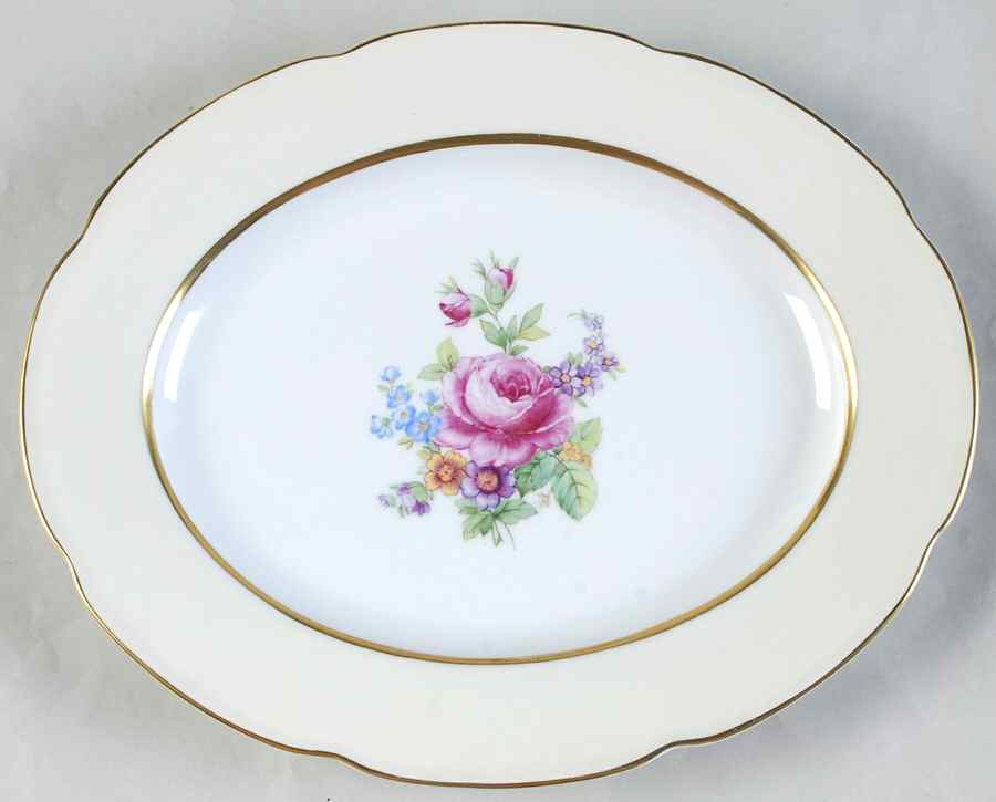 Dover 11" Oval Serving Platter by Tirschenreuth-1