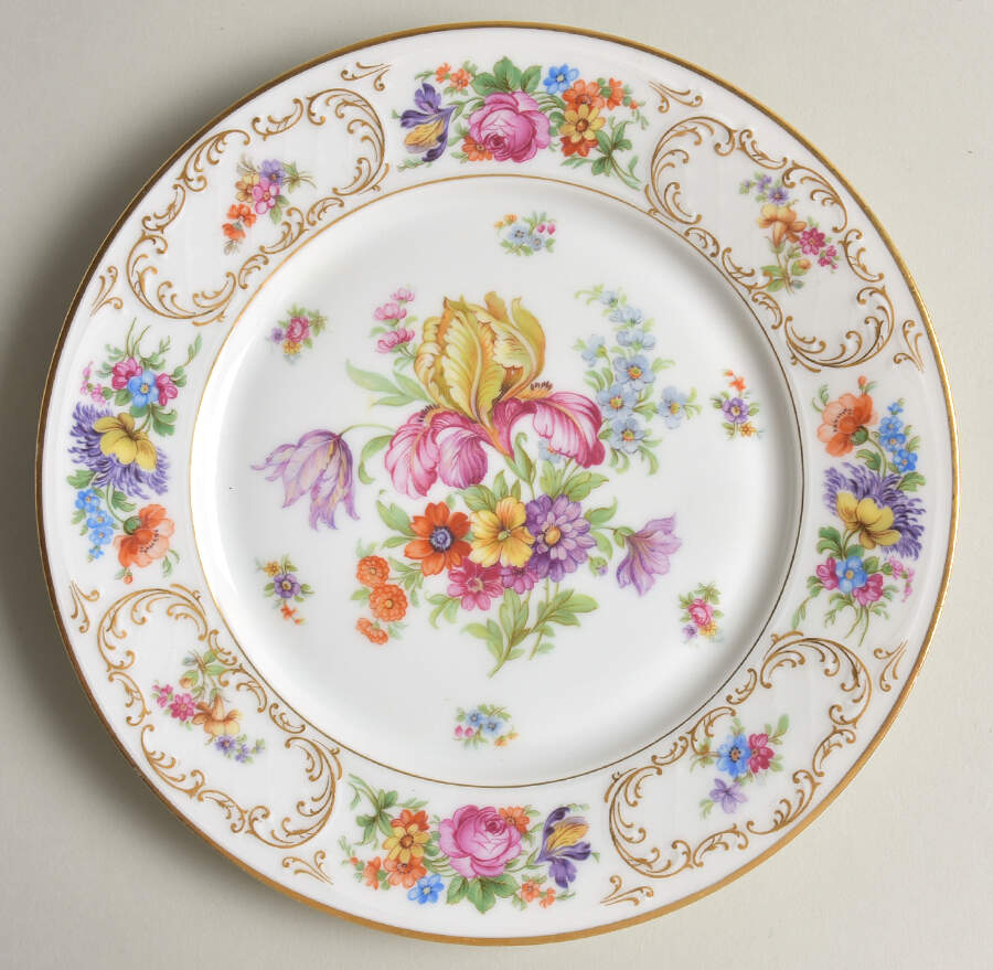 Dresden Luncheon Plate by Tirschenreuth-1