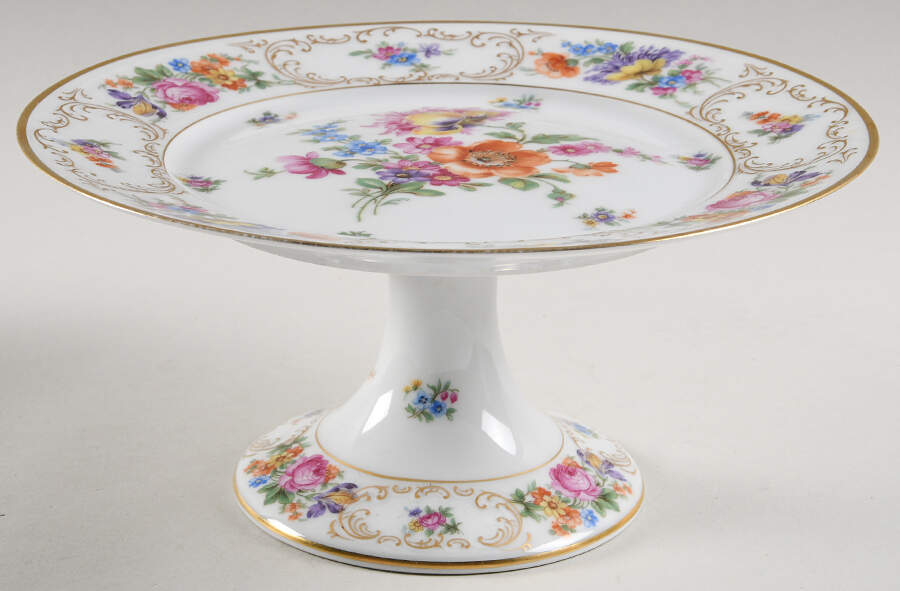 Dresden Round Compote (Height X Width) by Tirschenreuth-1