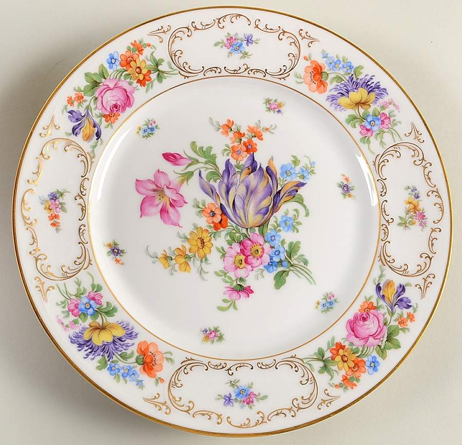 Dresden Large Dinner Plate by Tirschenreuth-1
