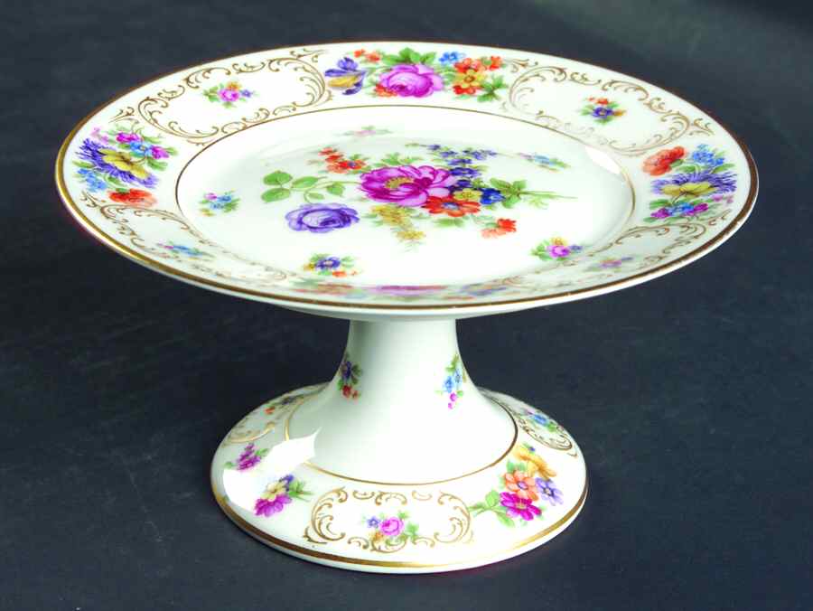 Dresden Round Compote (Height X Width) by Tirschenreuth-1