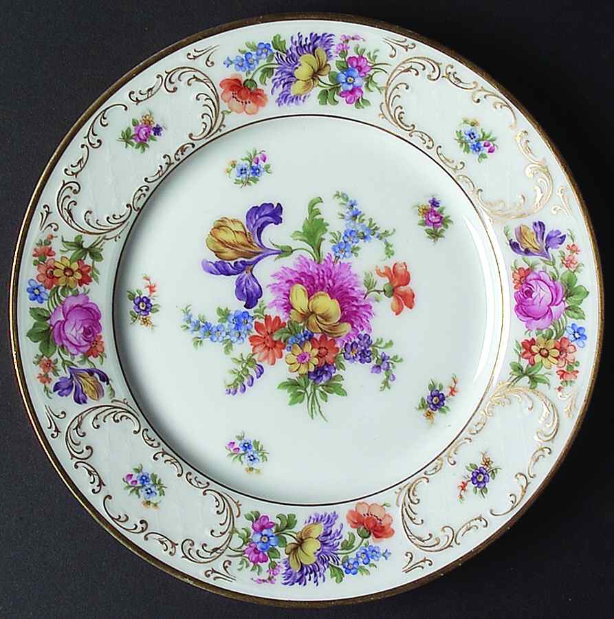 Dresden Salad Plate by Tirschenreuth-1