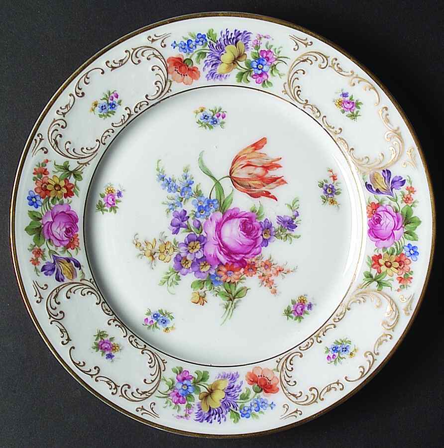 Dresden Salad Plate by Tirschenreuth-1
