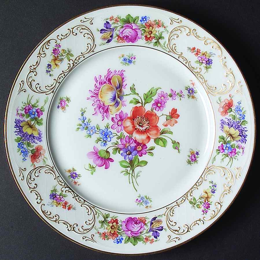 Dresden Luncheon Plate by Tirschenreuth-1